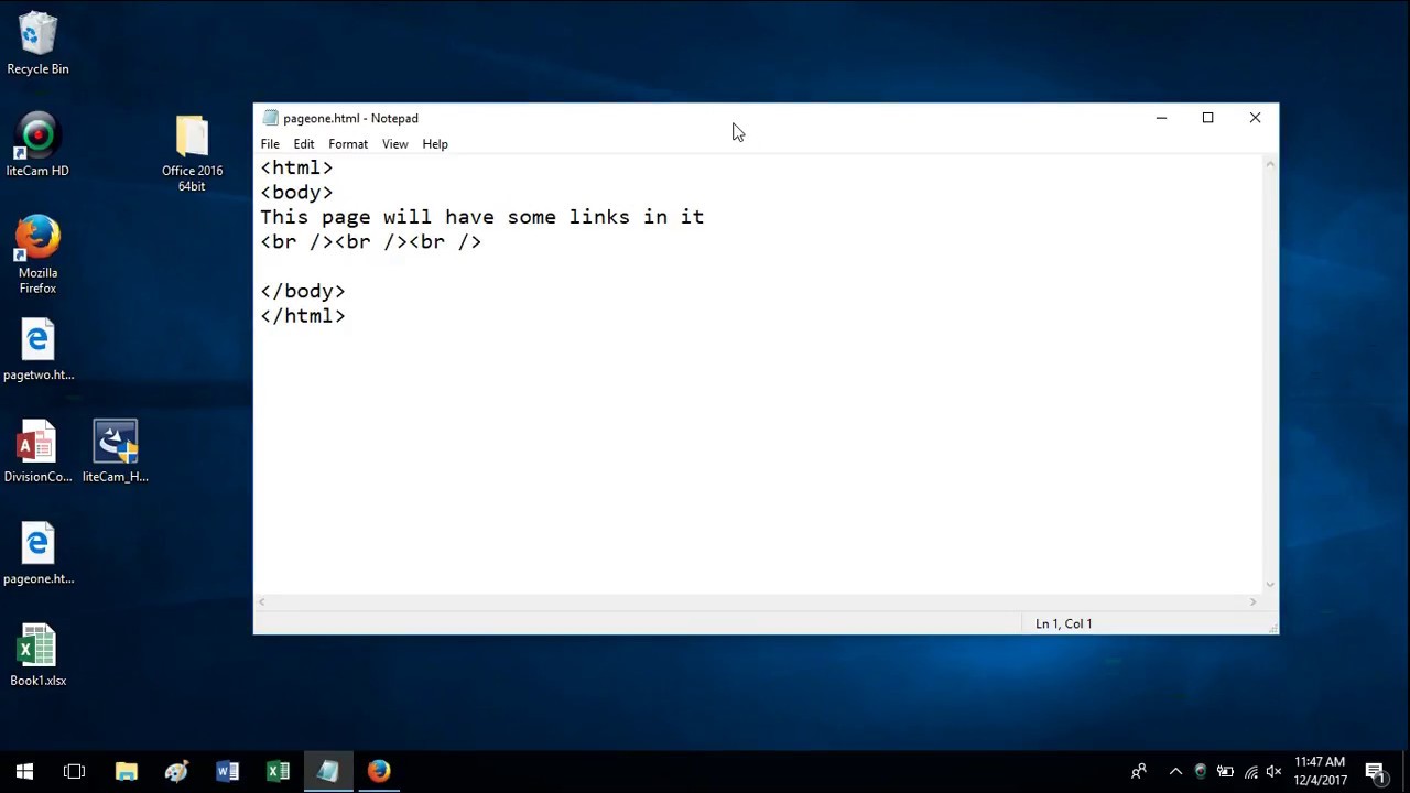 Quick Tutorial - How to Make Links in HTML - a href