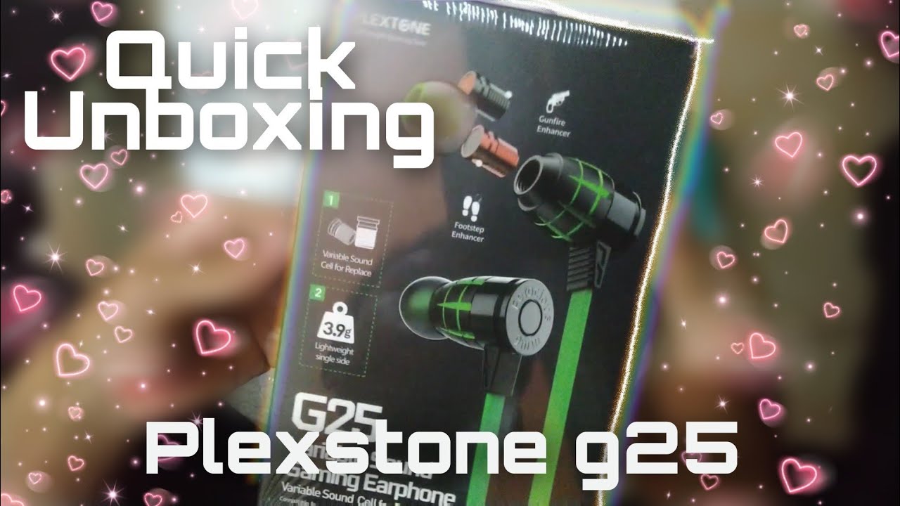 Quick Unboxing Plextone g25