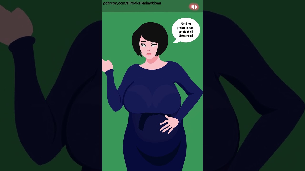 Quickie Pregnancy Animation—Janet Peter-Smyth (My OC) in 