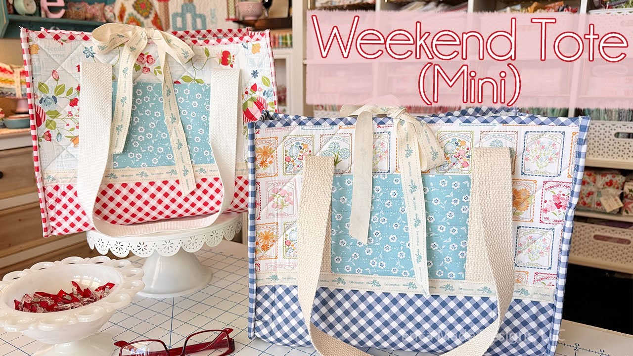 Quilty WEEKEND TOTE Bag // EASY SEWING TUTORIAL