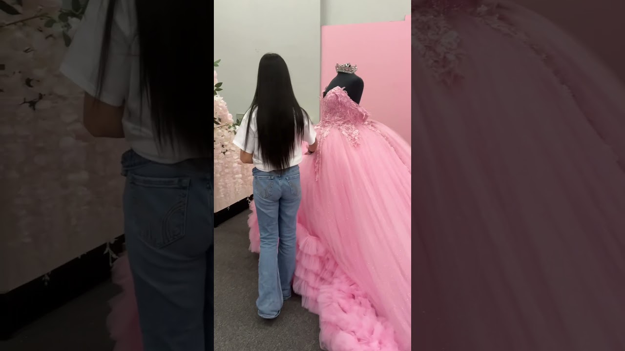 Quince shopping until the perfect dress is found ❤️‍🔥❤️‍🔥 #ytshorts #quinceañera #shopping #quince