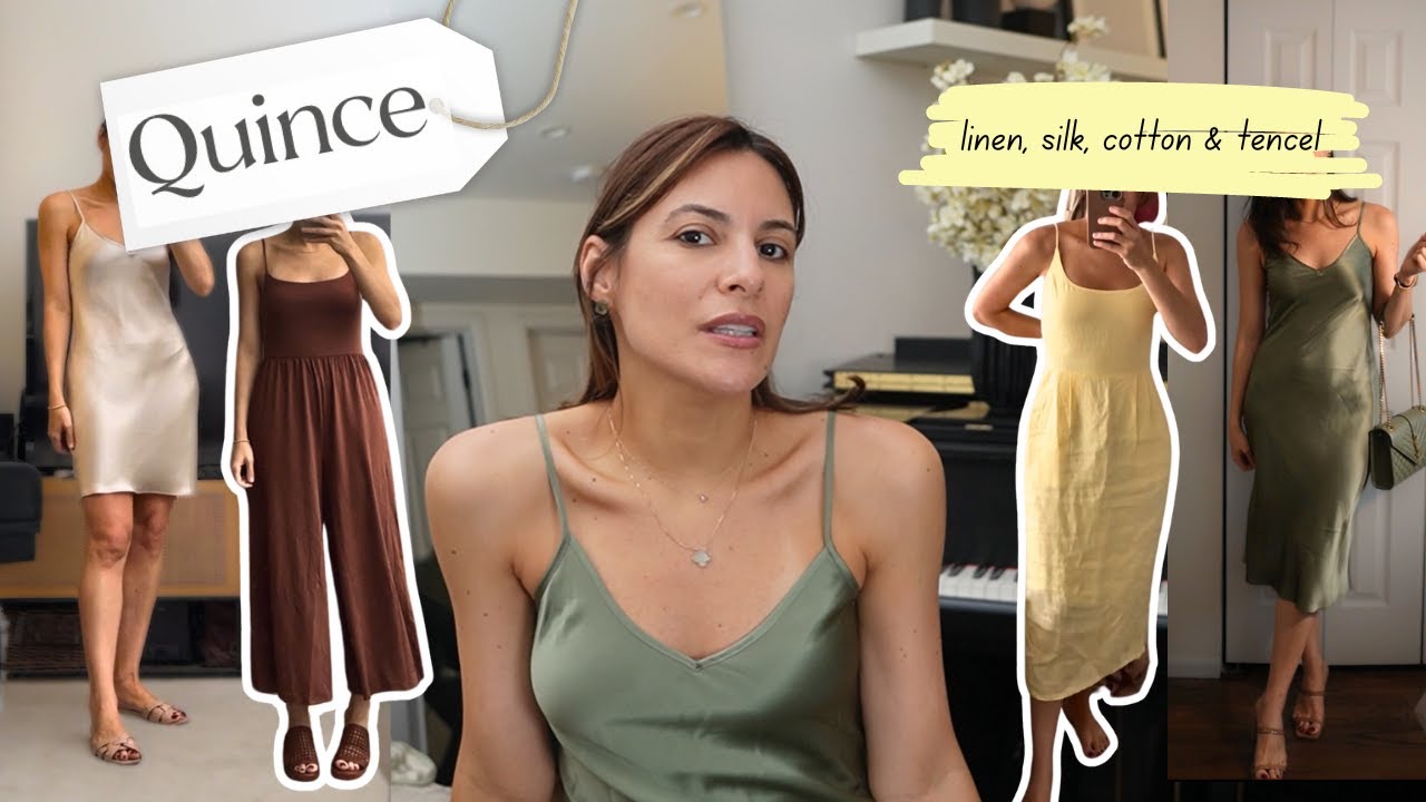 Quince try-on review Part 2: clothing (washable silk, linen, cotton and tencel)