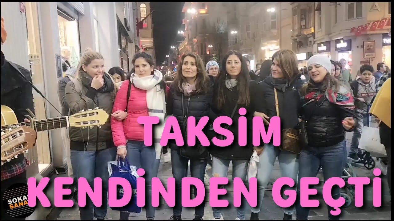 Qumrike. Recep göker, Murat Çelik, Mazlum Pereng, Ferman Ergin, Taksim İstiklal Caddesi. HD