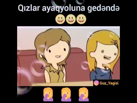 QİZLAR TUALETE NECE GEDİR