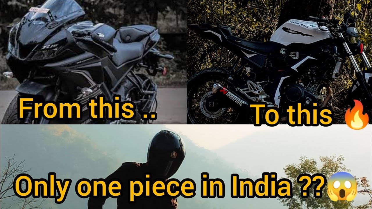 R15 V3 modified into Naked bike . only one piece in India? 😱😱 #nagaland #r15 #modified