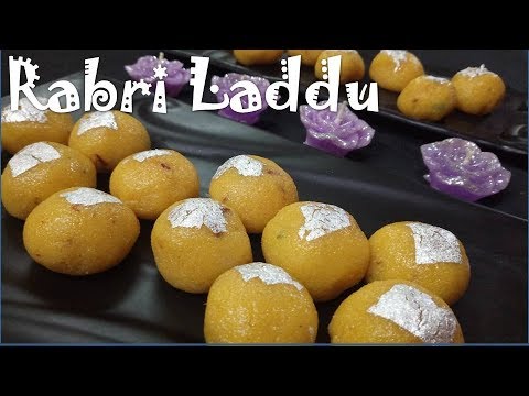 RABRI LADDU WITHOUT BESAN AND MAVA / RABDI LADOO RECIPE / RAVA LADOO