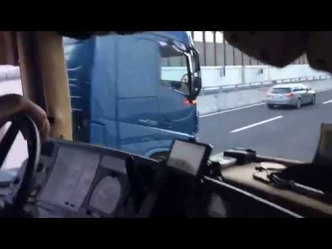 (Race Edition) Drive Scania R VS Volvo FH16 Amazing Sound MAX SPEED! (HD)