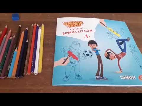 Rafadan Tayfa Etkinlikli Boyama Kitabım-1 Tanıtımı