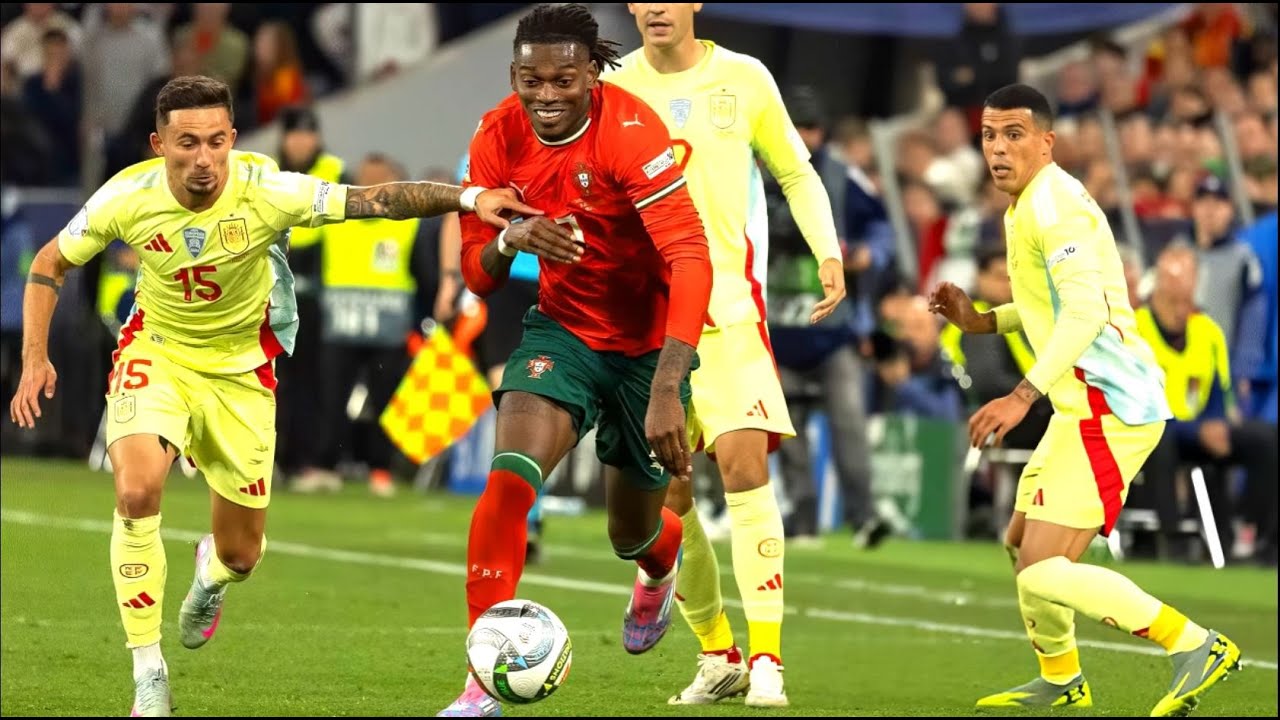 Rafael Leao Vs Spain