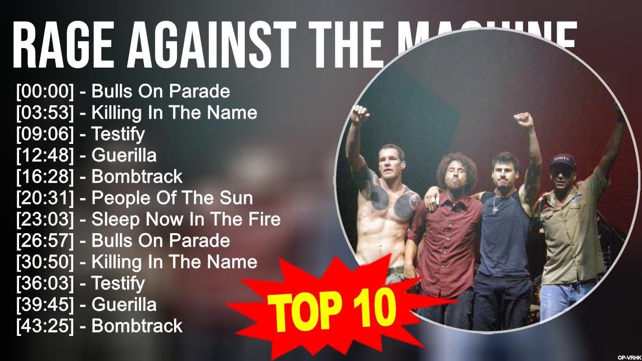 R.a.g.e A.g.a.i.n.s.t T.h.e M.a.c.h.i.n.e Greatest Hits ~ Top 100 Artists To Listen in 2023