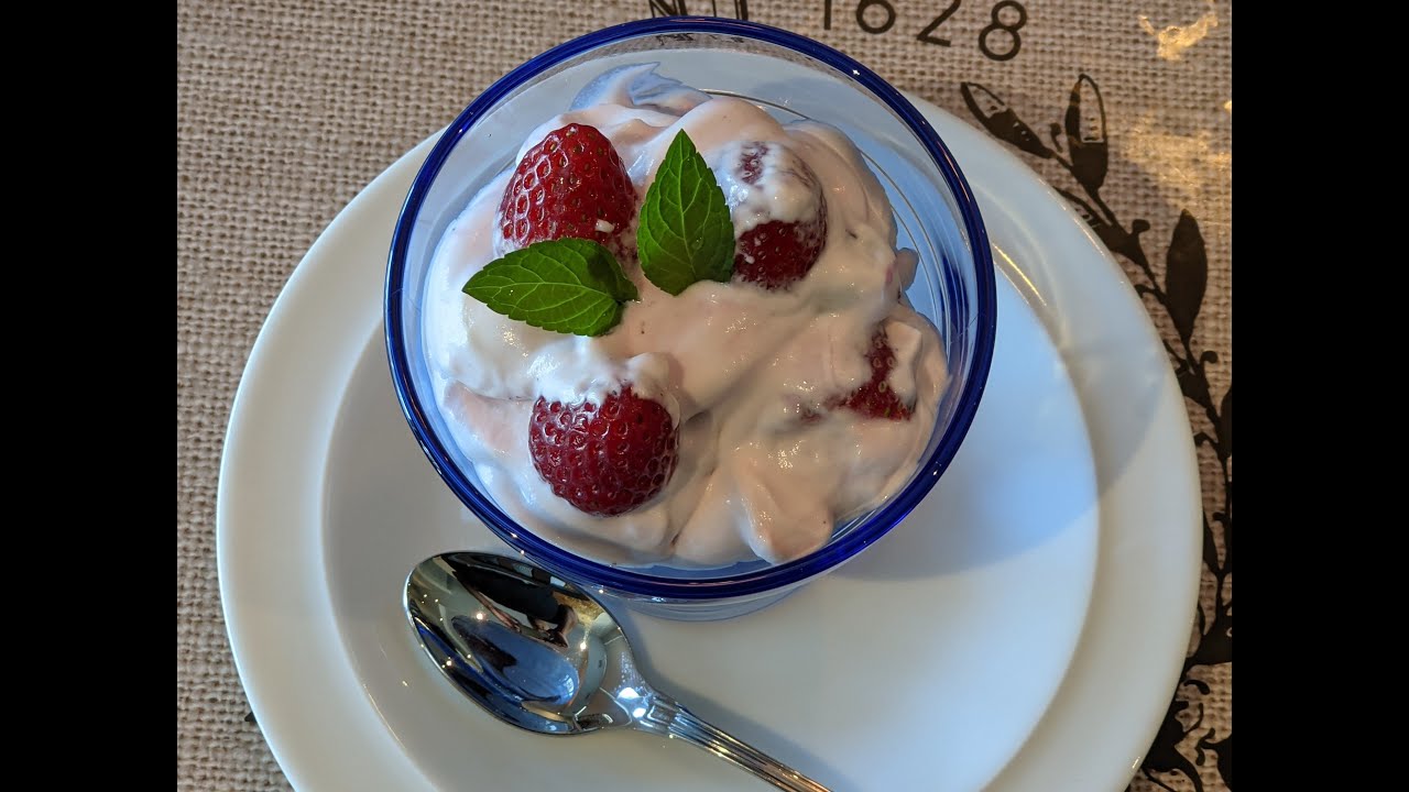 Rahka dessert Recipe. 15 min prep time only 4 ingredients!!