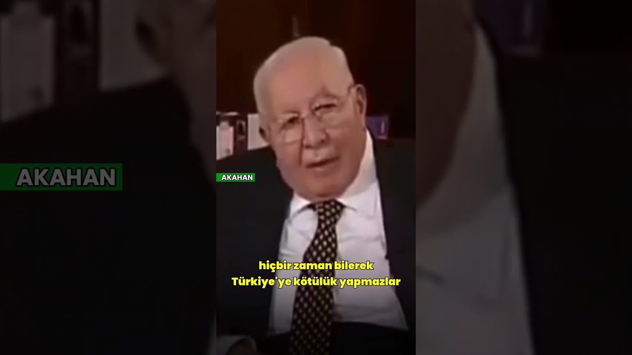 Rahmetli Necmettin erbakan ve Recep Tayyip Erdoğan hakkında konuşması