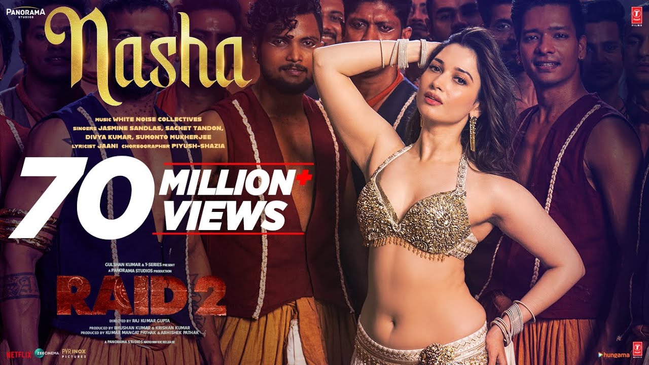 RAID 2: NASHA (Song) | Tamannaah B, Ajay D, Riteish D | Jasmine Sandlas, Sachet T, Jaani | Bhushan K