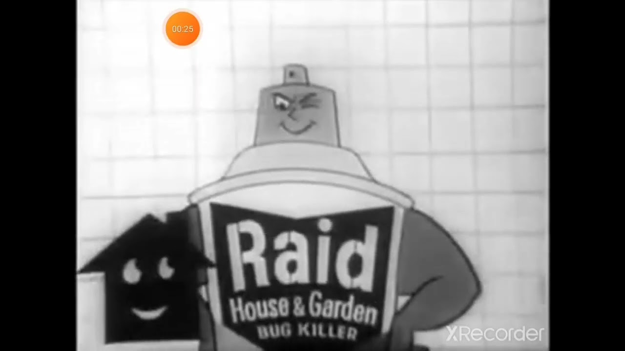 Raid House & Garden Bug Killer 1988