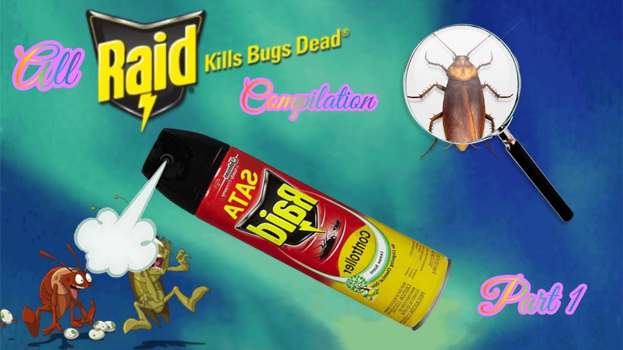 🥰Raid Kills Bugs Dead Compilation😁 (Part 1)