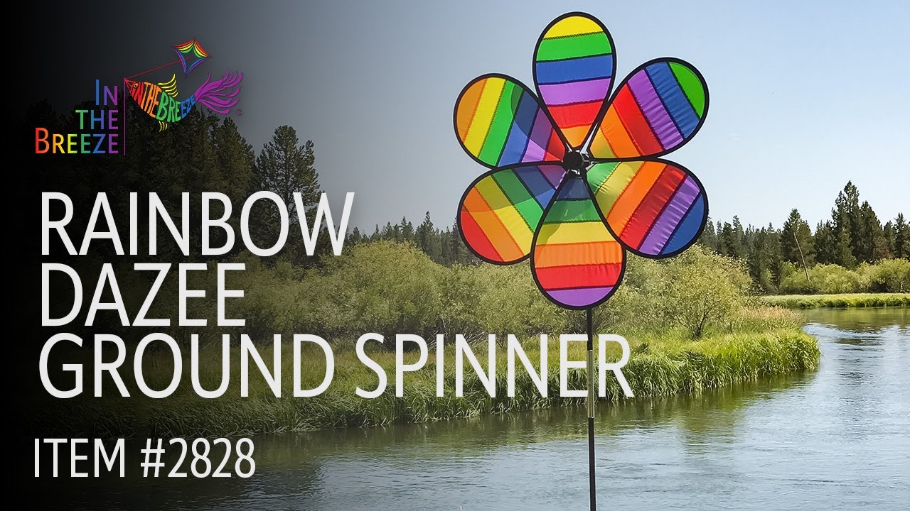 Rainbow Dazee Ground Spinner - In the Breeze