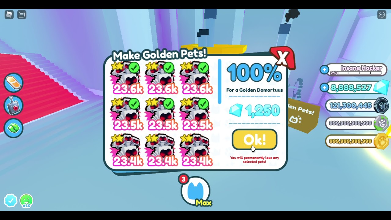 Rainbow Domortuus Dominus :D - Pet Simulator X