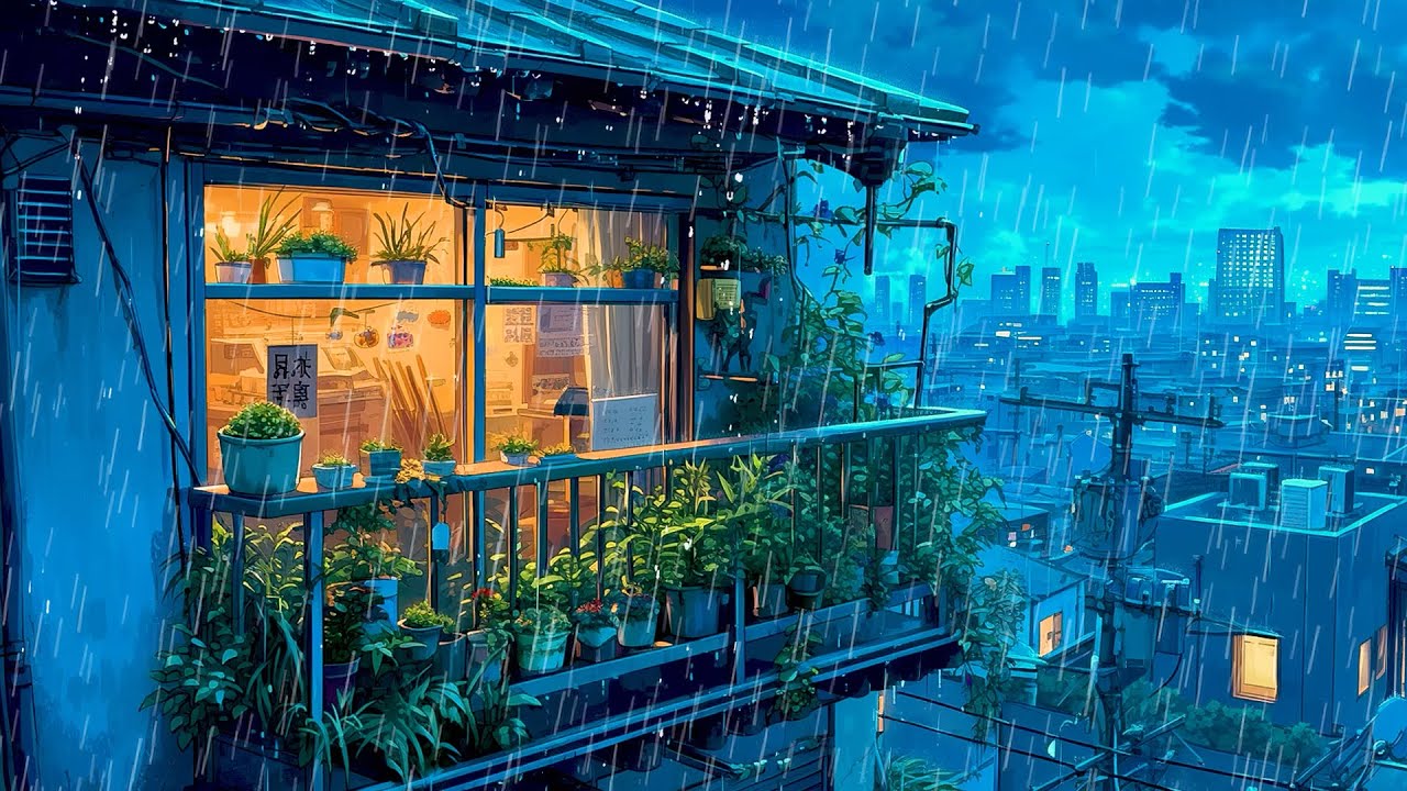 RAINING IN JAPAN ☔ Rainy Lofi Songs To Make You Calm Down And Relax Your Mind ☔ Pluviophile Lofi