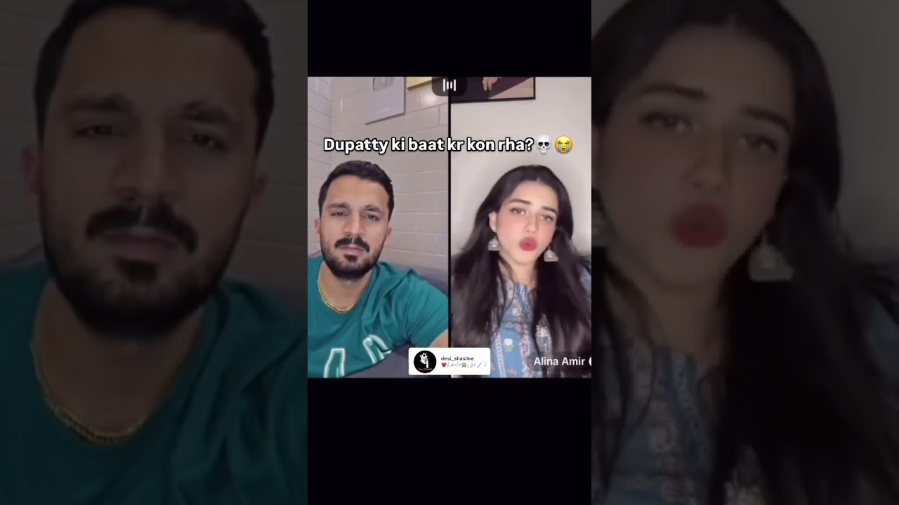rajab butt flirting😲with alina amir on tiktok live #tiktok #pakistan #viralvideo #rajabfamily