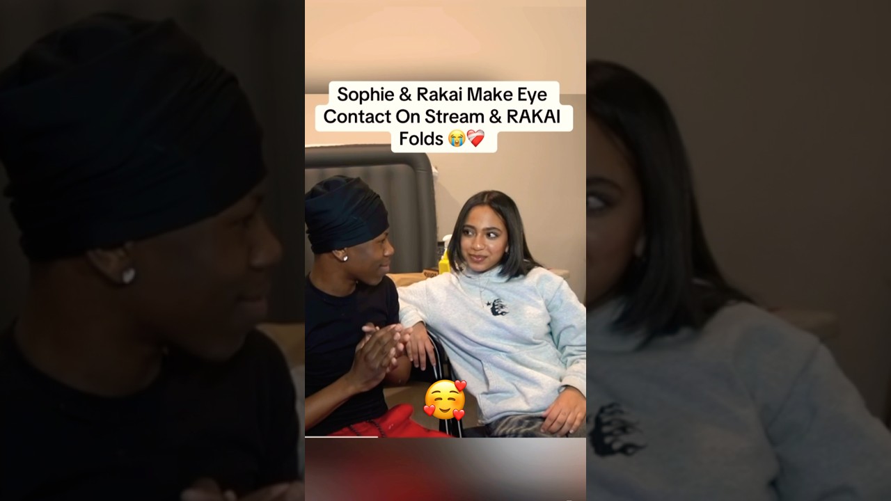 Rakai & Sophia Makes Eye Contact🥰 #rakai #2xrakai #rakaiandsophia #rakaigirlfriend #explore