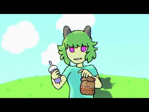 raku-chan tries a grimace shake || nyan neko sugar girls [reanimated]