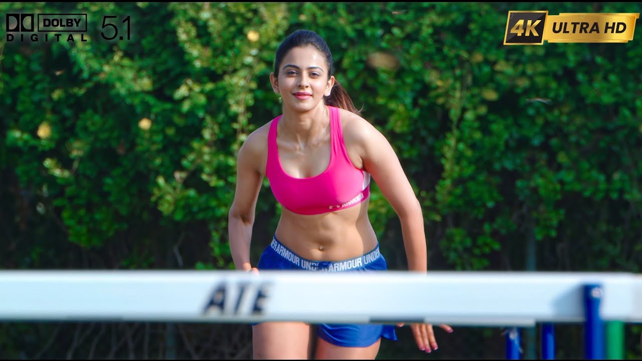 Rakul Preet Running Scene 4K Remastered | Winner | Sai Dharam Tej, Rakul Preet Singh