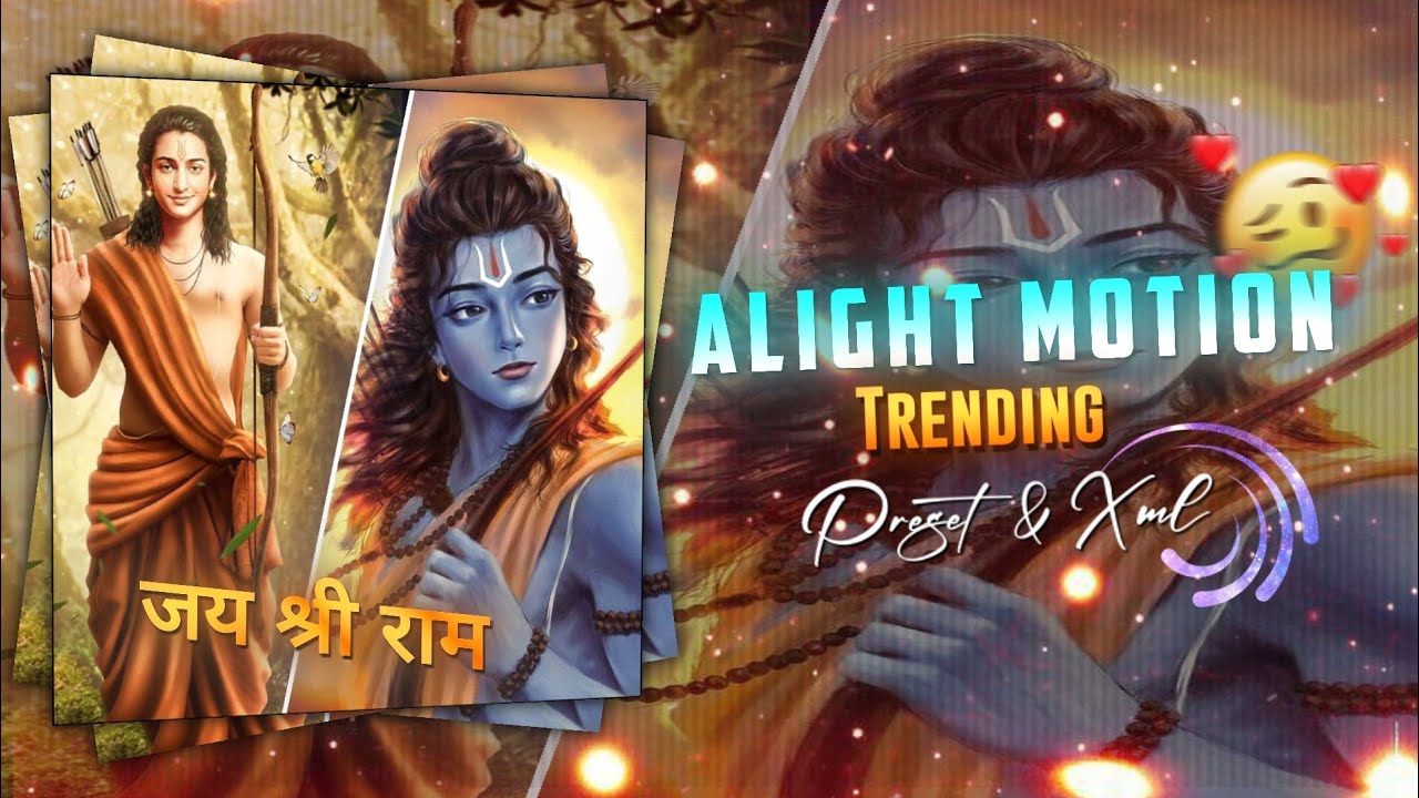 Ram Mandir - Ayodhya-|| Ae inspired Alight motion Edit || Efx Reels Edit Preset | Free Preset | #xml