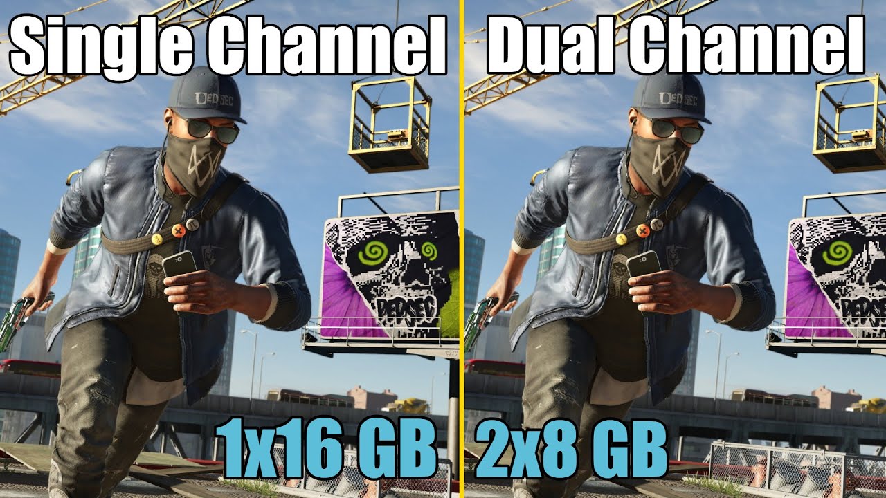 RAM Single Channel vs Dual Channel | 1x16 or 2x8 ?