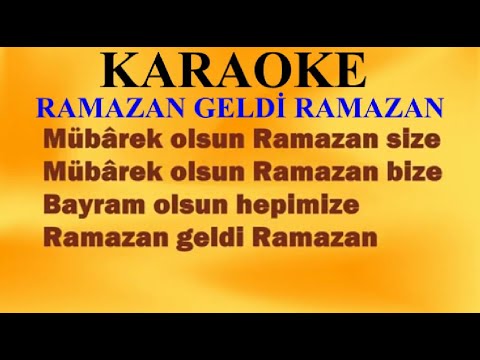 Ramazan Geldi Ramazan - ALTYAZILI - KARAOKE 2025