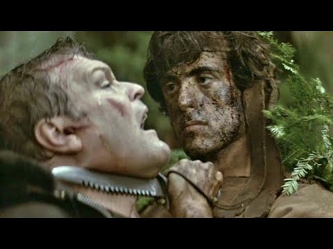 Rambo Ormanda Polisleri Avlıyor.-Rambo İlk Kan(Türkçe Dublaj)