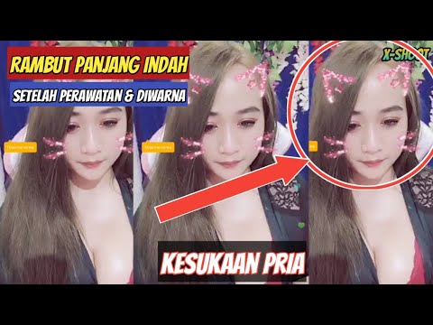 Rambut Panjang Indah Setelah Perawatan & Diberi Warna