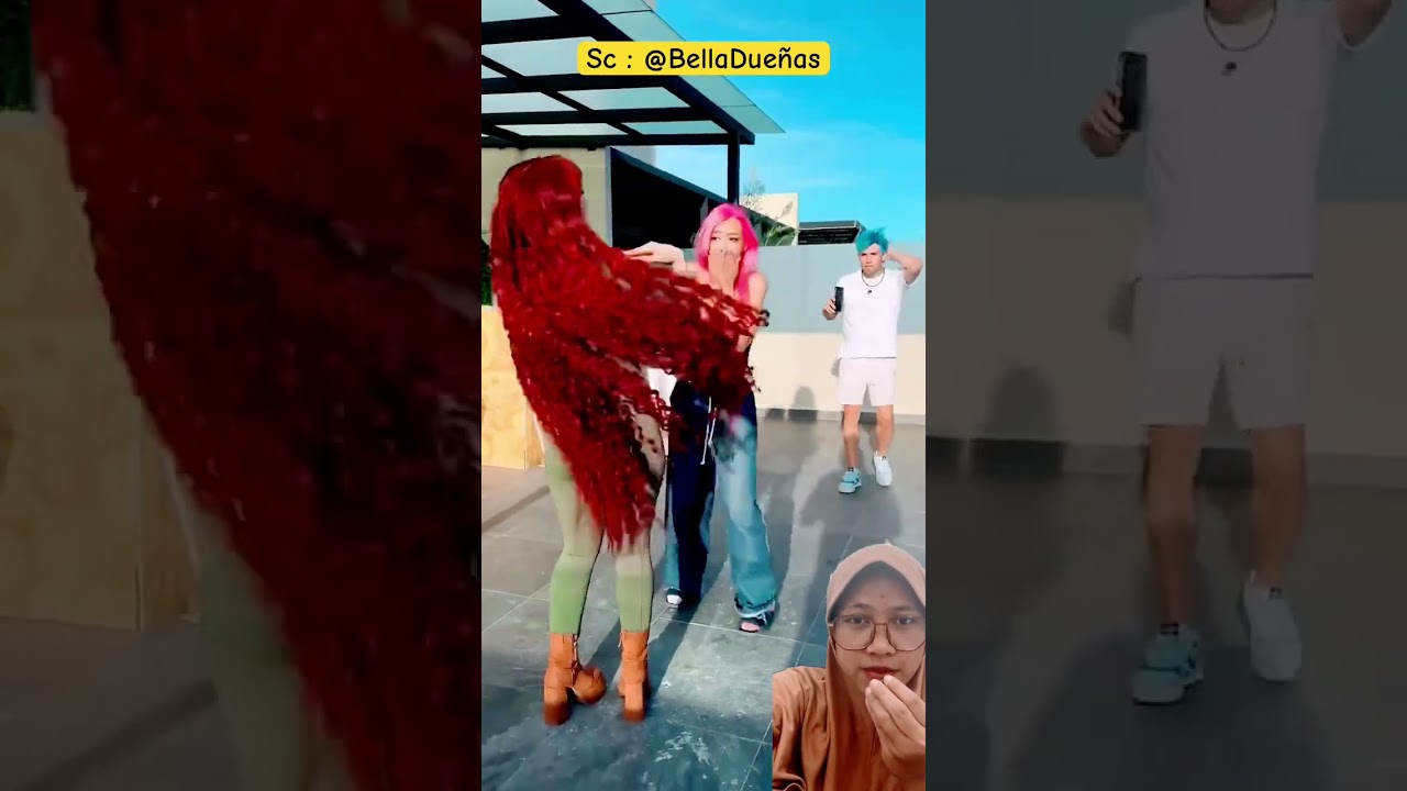 Rambutnya panjang‼️
