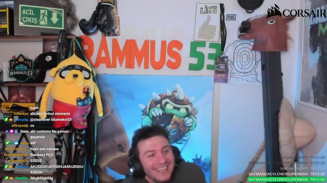 RAMMUS53 KOLTUKTAN DÜŞÜYOR