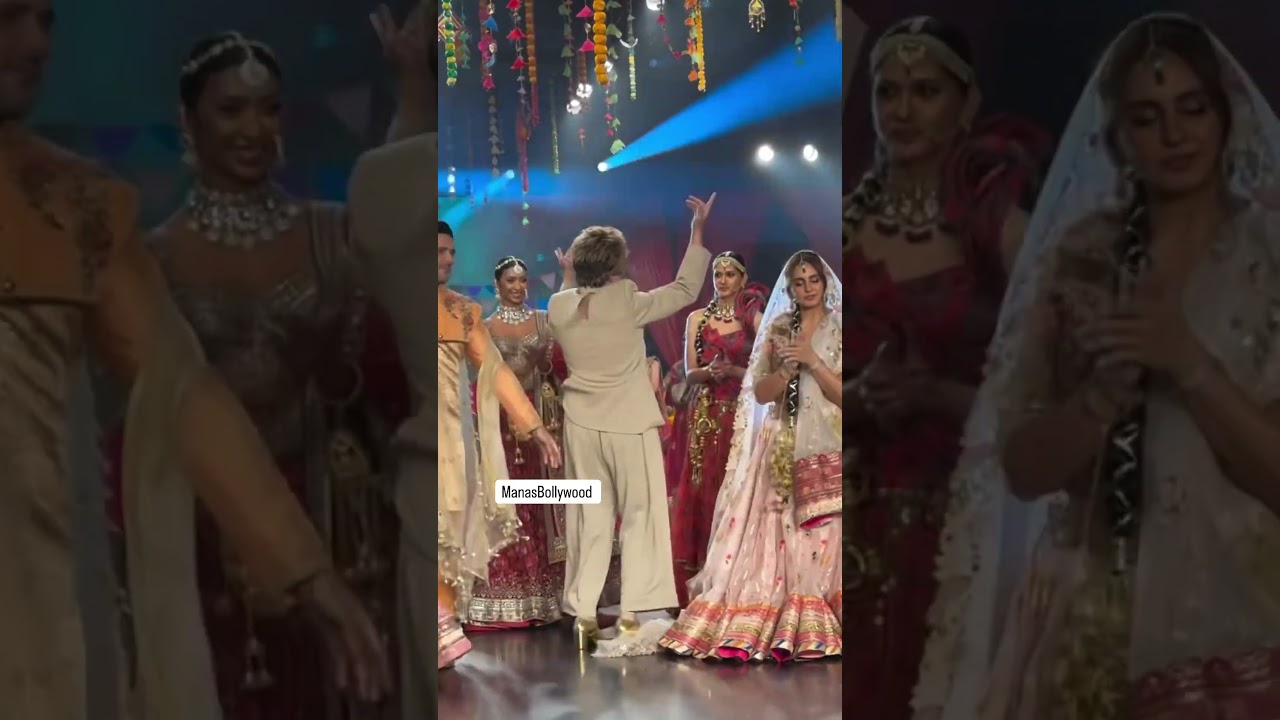 Ramp turned into a lively dance floor 😍❤️🤭 #humaqureshi #bollywood