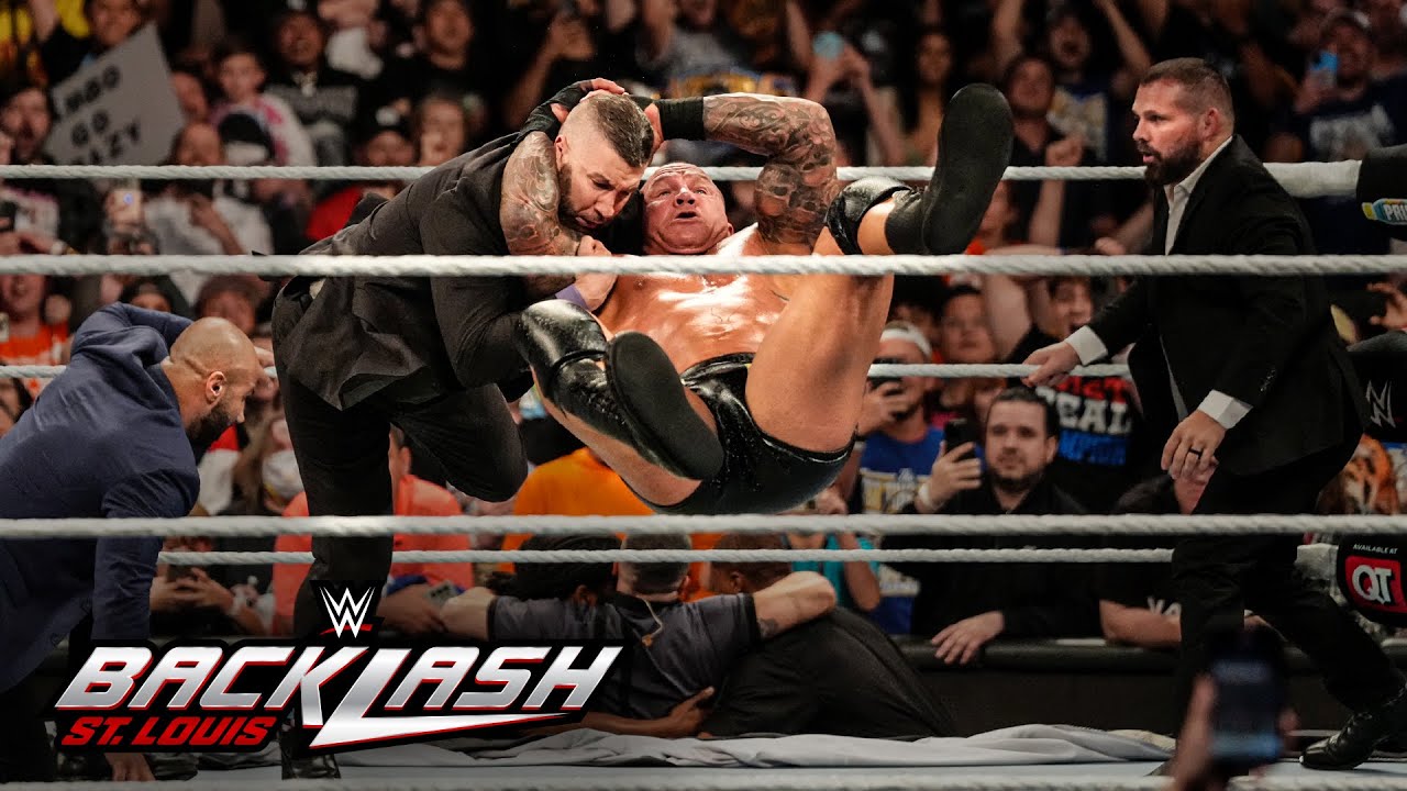 Randy Orton RKOs EVERYONE in main event chaos: Backlash 2025 highlights