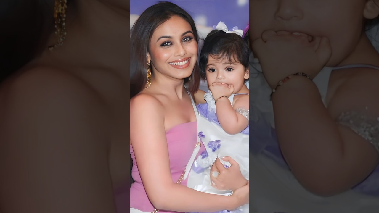 Rani Mukherjee with her cute Daughter Adira ♥️💫#viral #shorts #daughter #bollywood