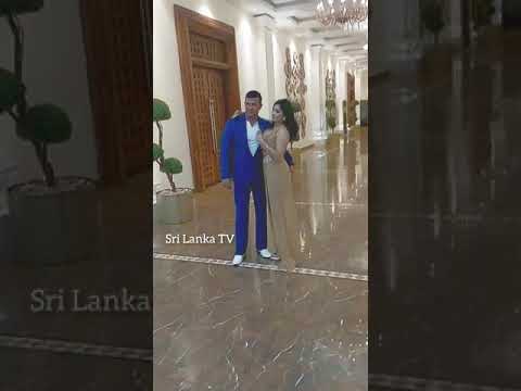 Ranjan - Piumi in Chandimal Birthday bash 2020 | Ranjan Ramanayaka & Piumi Hansamali #shorts