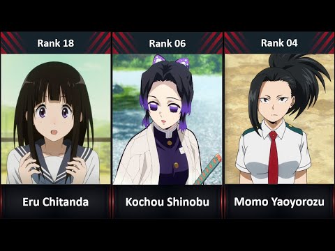 Ranked, The 30 Best Anime Girls With Black Hair