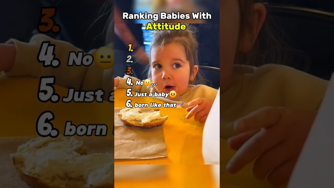 Ranking Babies With Attitude 🤣