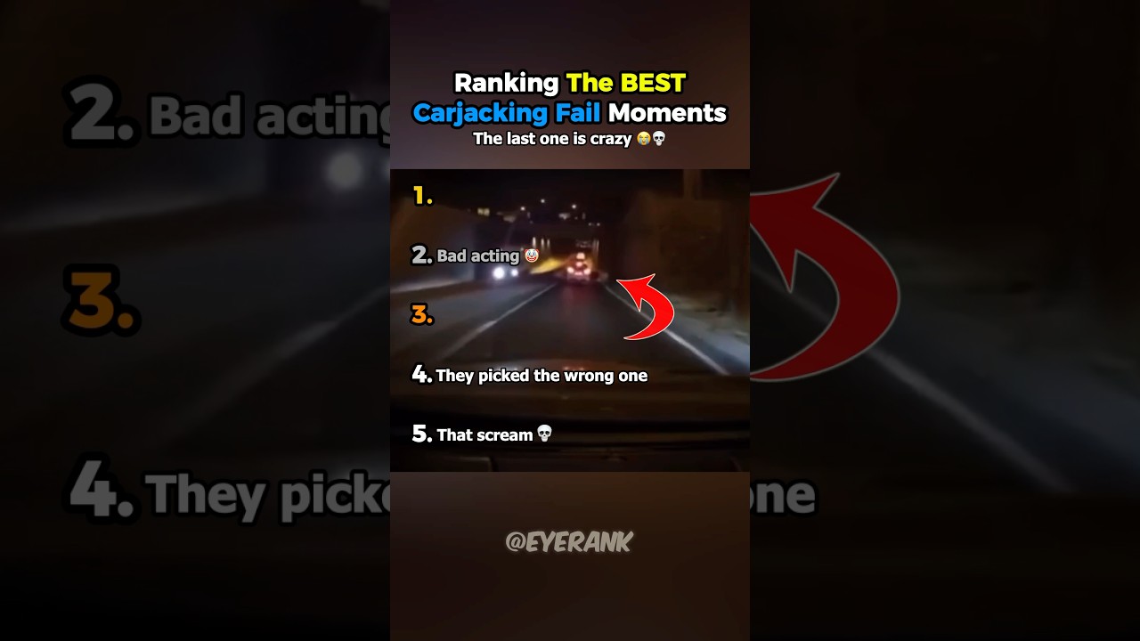 Ranking BEST Carjacking Fail Moments Of All Time