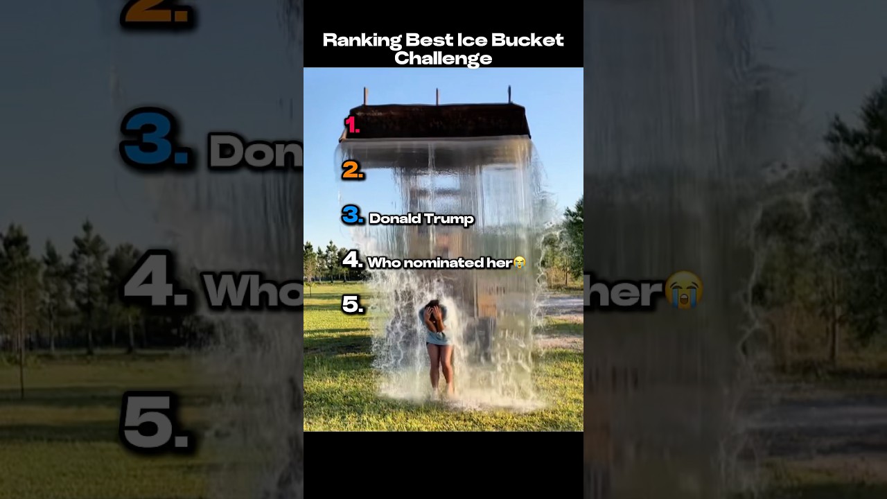 Ranking Best Ice Bucket Challenge🧊