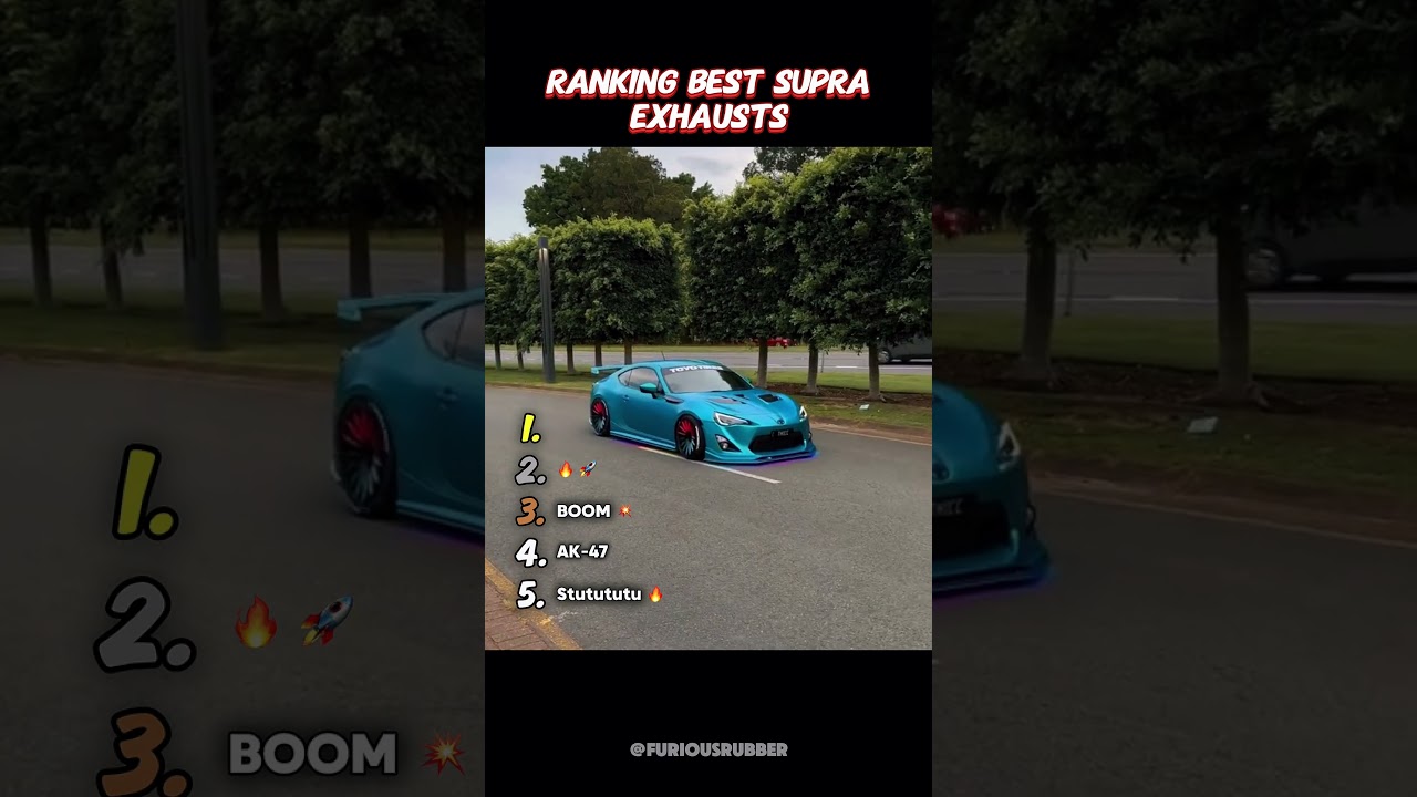 Ranking Best Supra Exhausts! 🔥🚀