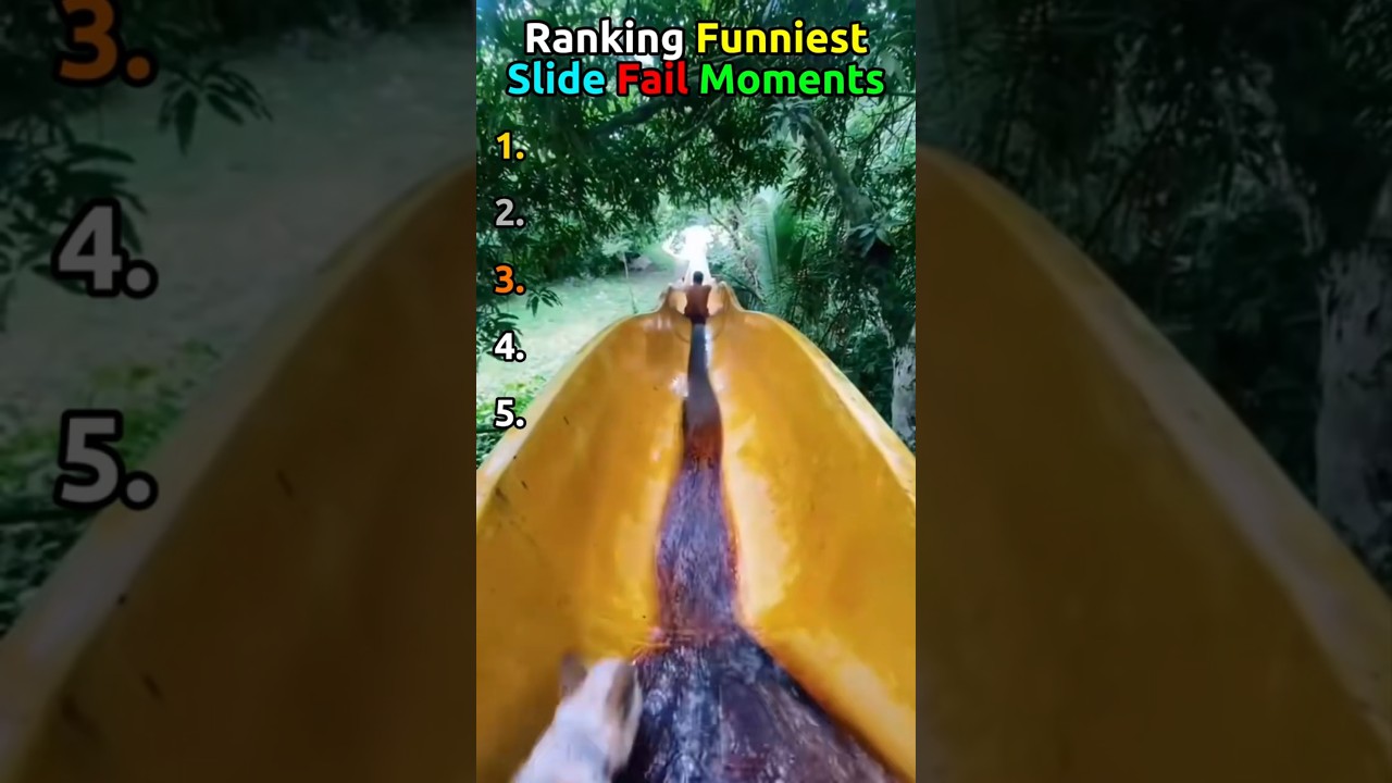 Ranking Funniest Slide Fail Moments 💥🥶 #tiktok #usa