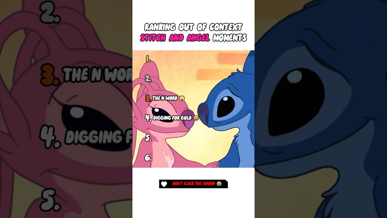 Ranking Stitch And Angel Moments 😂