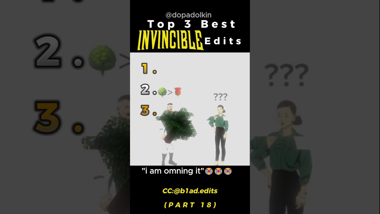 Ranking the Best Invincible Edits PART 18