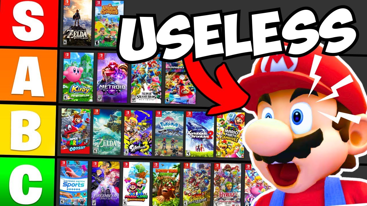 Ranking the BEST Nintendo Switch Games