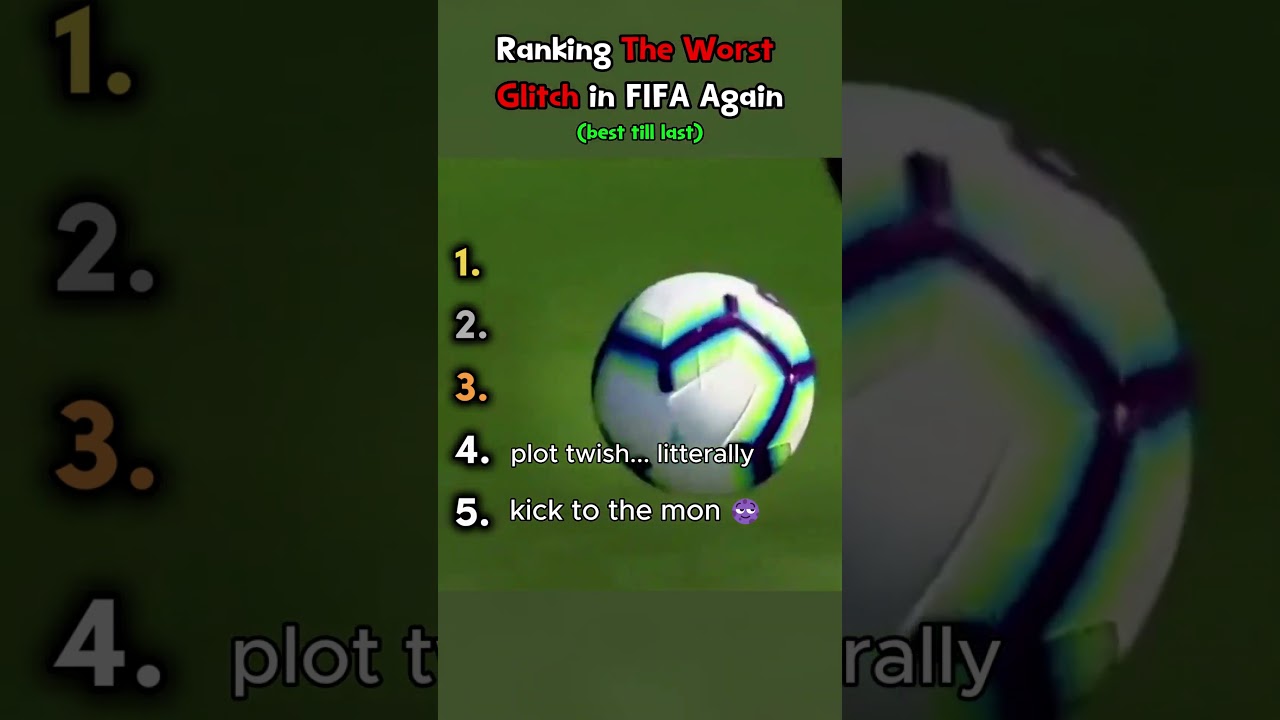 Ranking WORST FIFA Glitches of All Time 🤯⚽