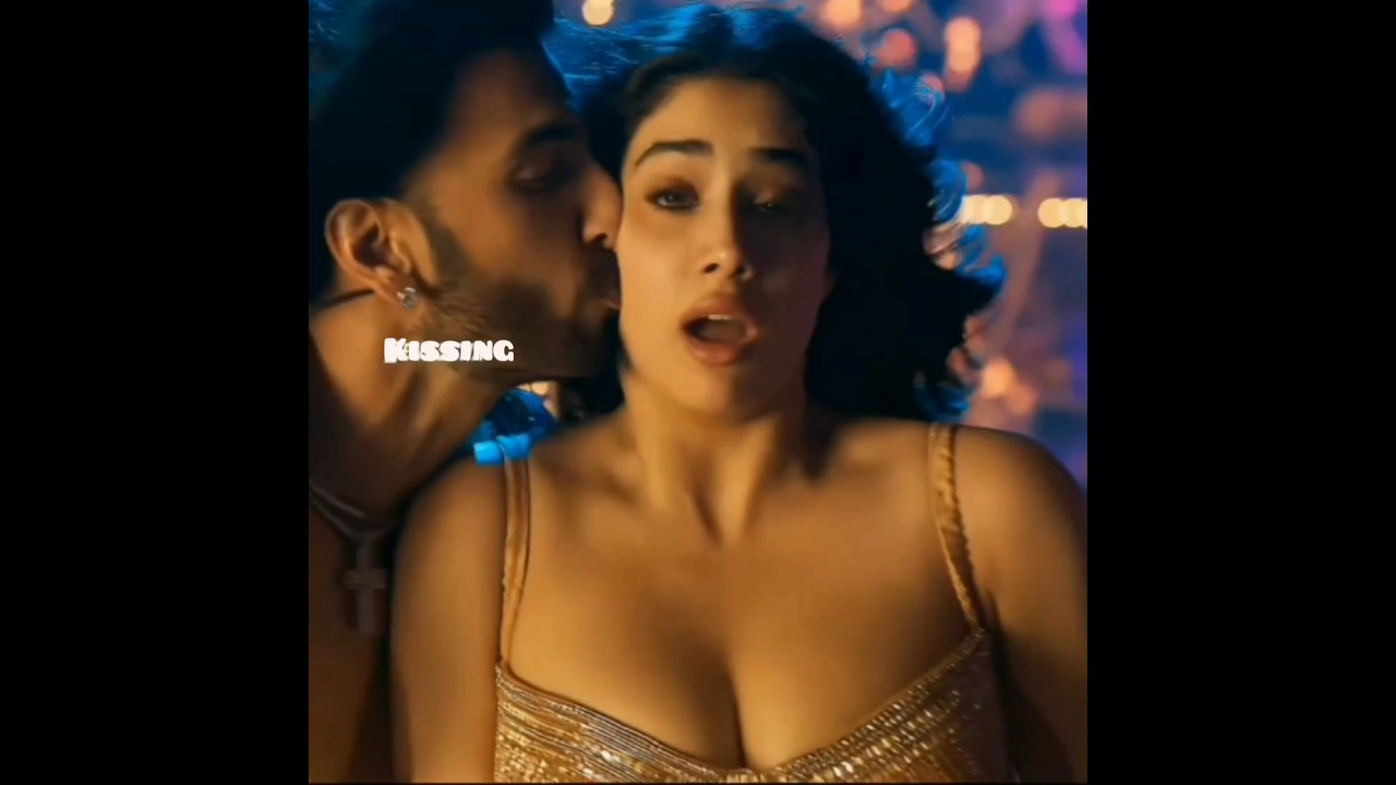 Ranveer Singh kissing Jahnvi Kapoor #shorts