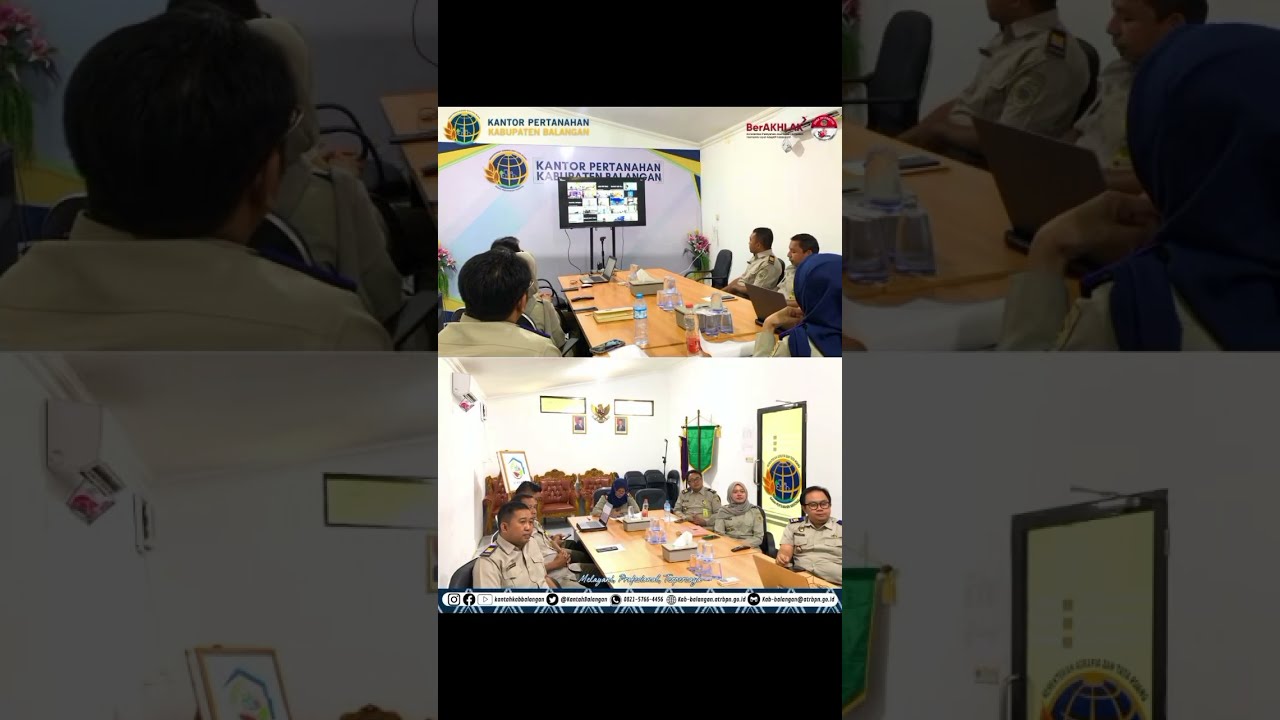 Rapat Efisiensi Anggaran Kementerian ATR BPN