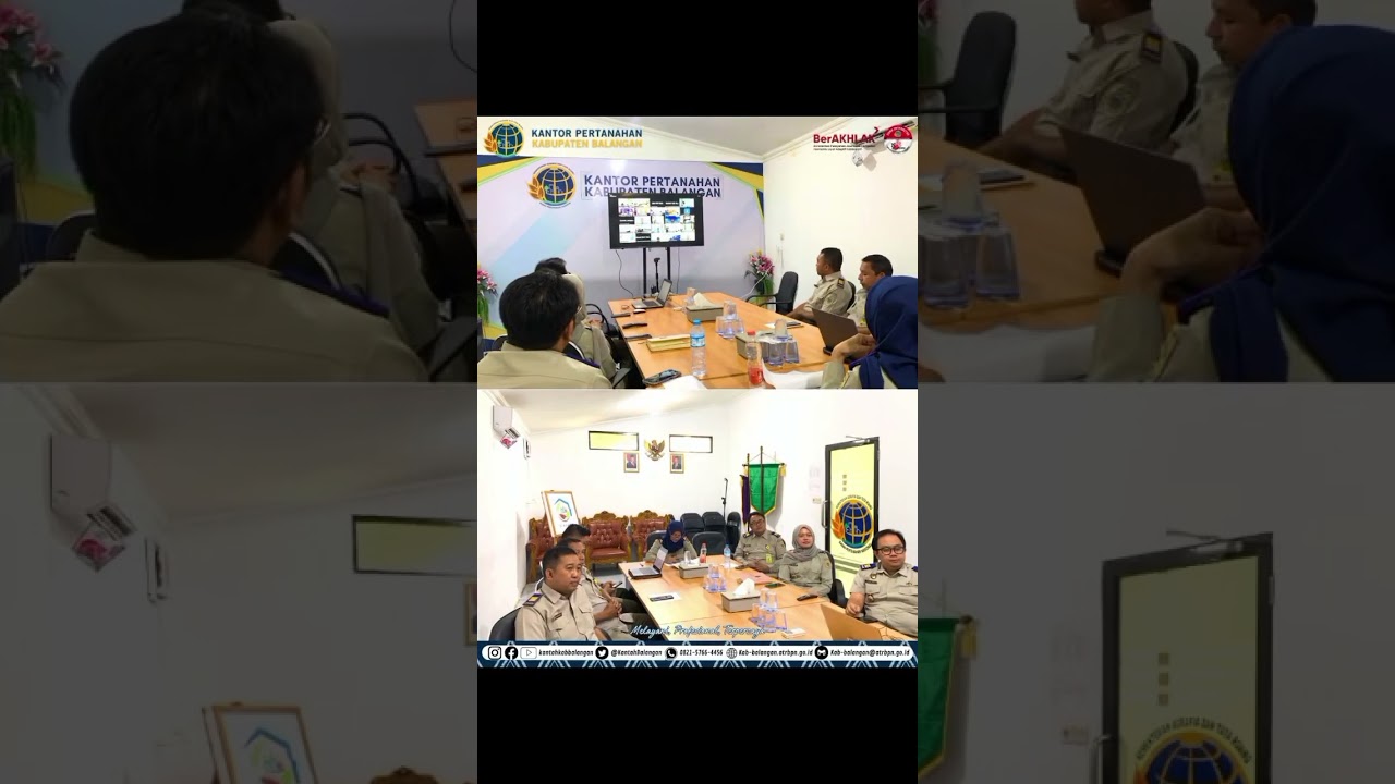 Rapat Efisiensi Anggaran Kementerian ATR BPN